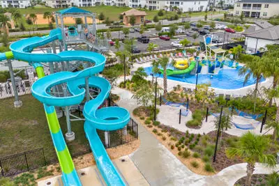 Water slides at The Retreat at ChampionsGate